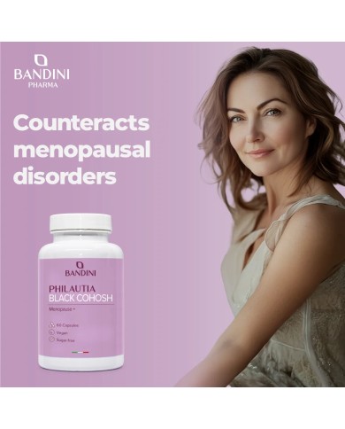 Black cohosh capsules for menopausal symptoms