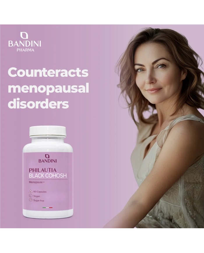 Black cohosh capsules for menopausal symptoms