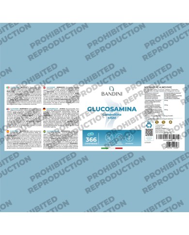 Glucosamine chondroitin 366 tablets for joints and cartilage