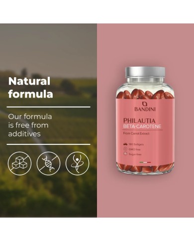 Beta carotene softgel tanning and skin supplement