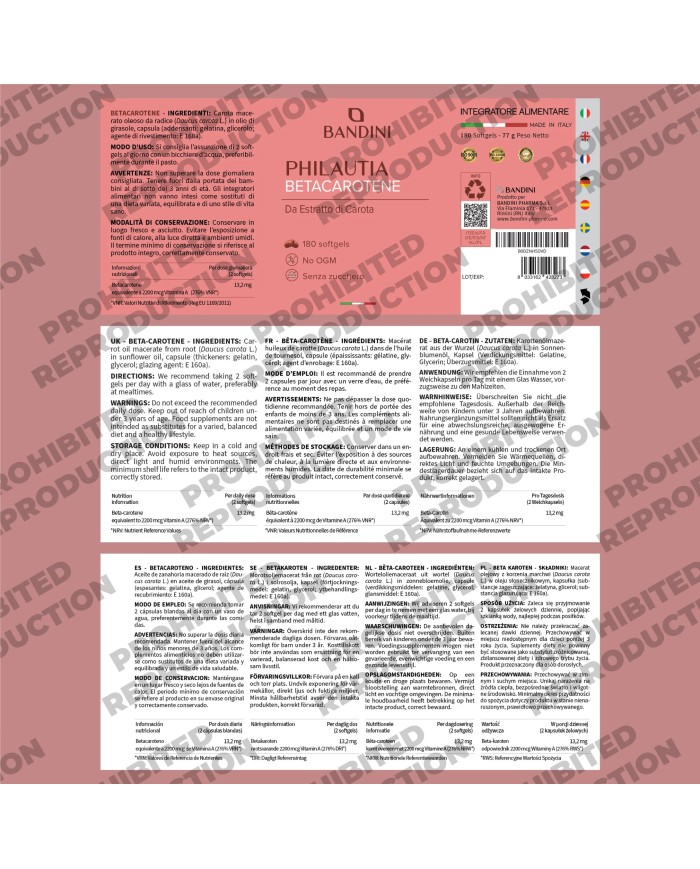 Beta carotene softgel tanning and skin supplement