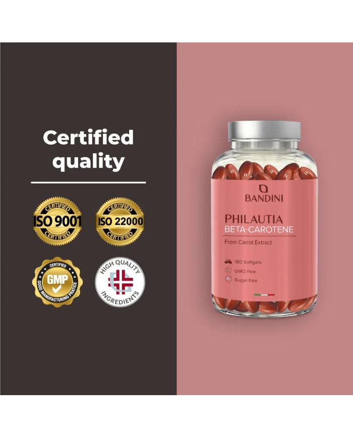 Beta carotene softgel tanning and skin supplement