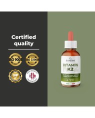 Vitamin K2 MK-7 in drops for Normal Bones and Blood Clotting