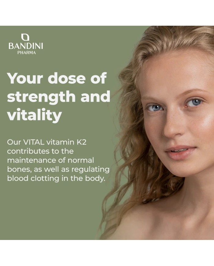 Vitamin K2 MK-7 in drops for Normal Bones and Blood Clotting