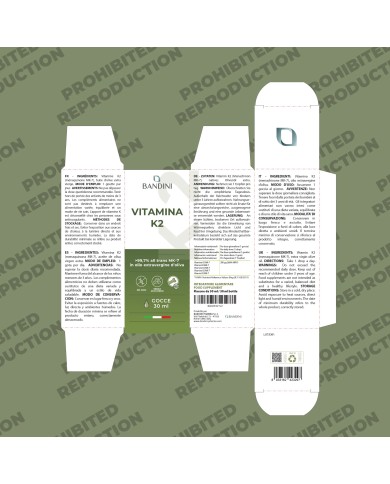 Vitamin K2 MK-7 in drops for Normal Bones and Blood Clotting