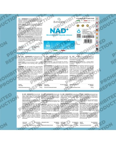 NAD+ Nicotinamide riboside chloride 300 mg - 90 capsules