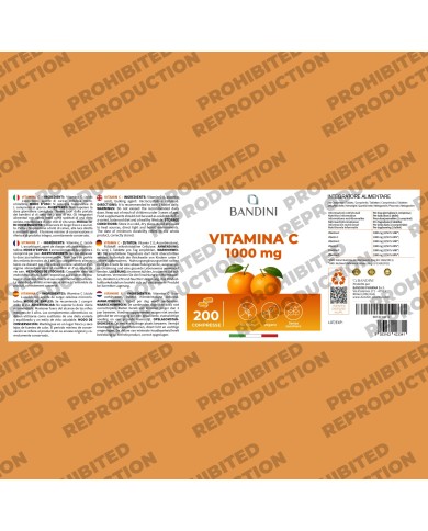 Vitamin C 200 tablets for the immune system