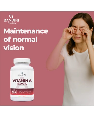 Vitamin A 365 tablets for skin, eyesight, iron metabolism