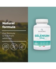 Selenium 100μg supplement 365 tablets for one year supply
