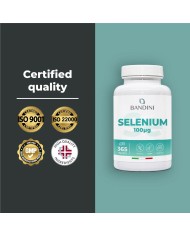 Selenium 100μg supplement 365 tablets for one year supply