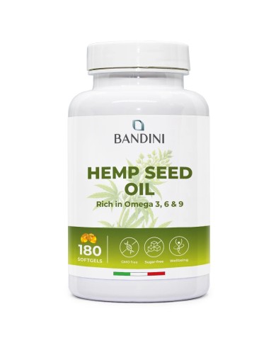 Hemp seed oil cold-pressed - 180 softgels