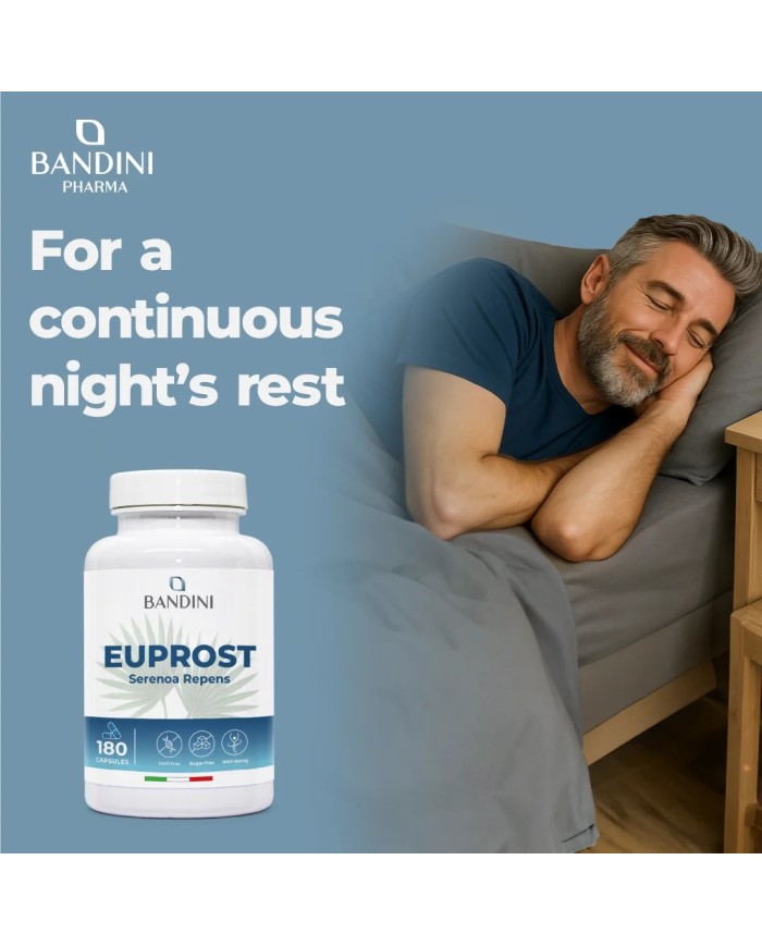 Euprost Saw palmetto 180 capsules for prostate health