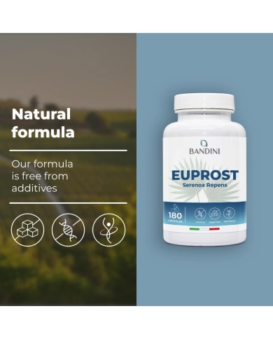 Euprost Saw palmetto 180 capsules for prostate health
