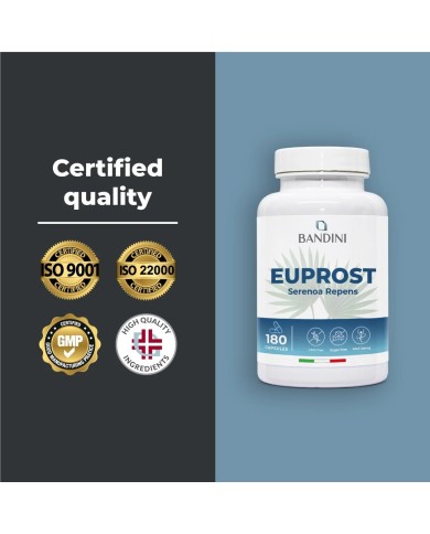 Euprost Saw palmetto 180 capsules for prostate health