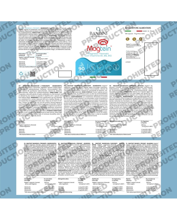 Magtein® Magnesium Threonate for Memory 120 capsules