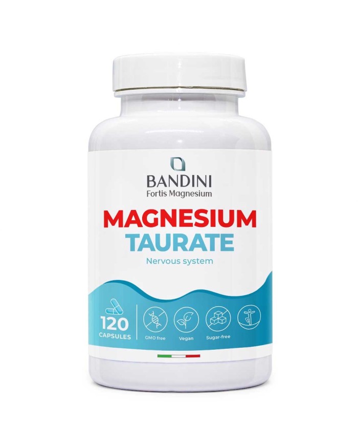 Magnesium taurate 120 capsules for the nervous system